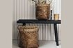 Miniature Set of 2 Balie light rattan baskets 2