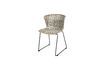 Miniature Set of 2 beige woven rattan chairs Wings 5