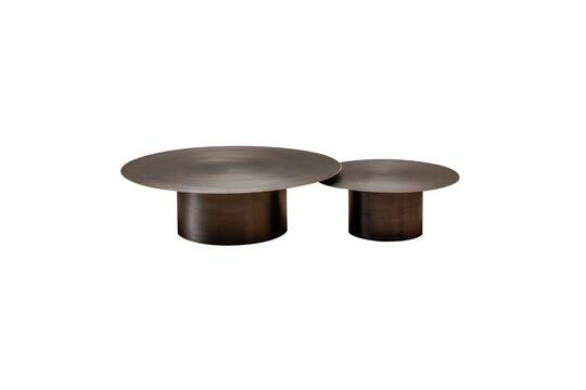 Set of 2 black metal coffee tables Calgary Clipped