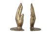 Miniature Set of 2 brass Anders metal bookends 1