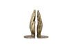 Miniature Set of 2 brass Anders metal bookends 10