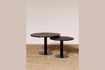 Miniature Set of 2 dark wood Toraja coffee tables 1