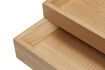 Miniature Set of 2 desk organizers in light oak veneer Rail 13