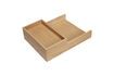 Miniature Set of 2 desk organizers in light oak veneer Rail 7