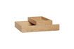 Miniature Set of 2 desk organizers in light oak veneer Rail 9