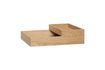 Miniature Set of 2 desk organizers in light oak veneer Rail 10