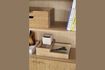 Miniature Set of 2 desk organizers in light oak veneer Rail 3