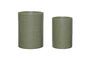 Miniature Set of 2 Edna dark green ceramic planters Clipped