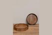 Miniature Set of 2 Forest dark wood trays 2