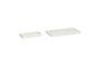 Miniature Set of 2 Grand white marble trays Clipped