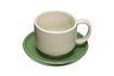 Miniature Set of 2 green ceramic cups Amare 1