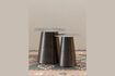 Miniature Set of 2 Jiggy black metal side tables 1