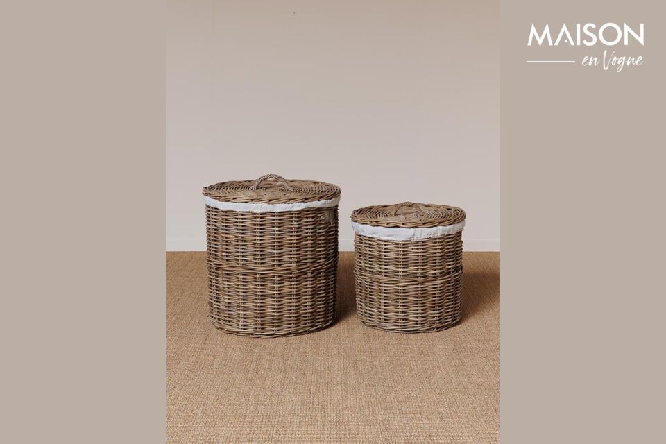 Discover functional elegance with our rattan baskets.