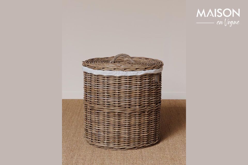 Carefully crafted in a neutral gray, these baskets blend harmoniously into any interior decor