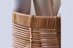 Miniature Set of 2 Live light rattan baskets 3