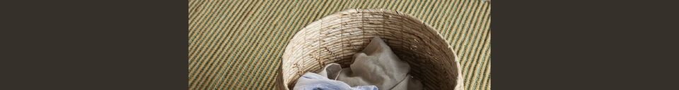 Material Details Set of 2 Luxe light rattan baskets