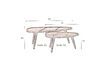 Miniature Set of 2 Sham coffee tables 24