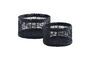 Miniature Set of 2 Sigrace black natural fiber baskets Clipped