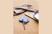 Miniature Set of 2 small blue ceramic trivets Amare 3