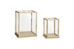 Miniature Set of 2 Spectacle clear glass boxes 1