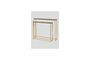 Miniature Set of 2 Trani gold marble consoles Clipped