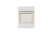 Miniature Set of 2 Trani gold marble consoles 2