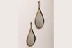 Miniature Set of 2 Vie gold metal mirrors 2