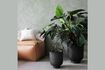 Miniature Set of 2 Vig grey metal planters 2