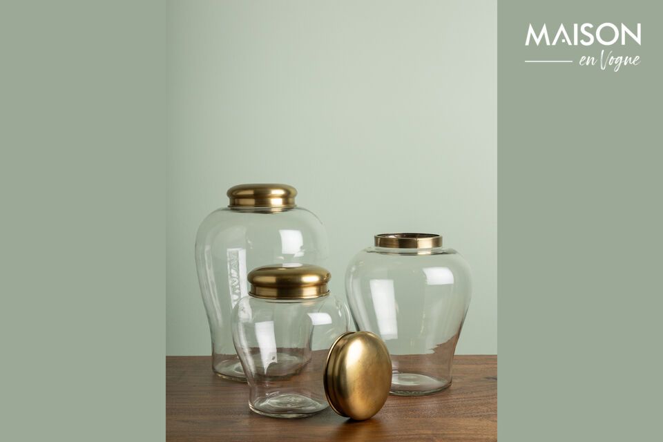 Organize and decorate in style with these multifunctional jars.