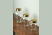 Miniature Set of 3 Babylone clear glass jars 1