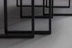 Miniature Set of 3 black wood coffee tables Winston 6