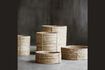 Miniature Set of 3 Chaka light rattan round baskets 4