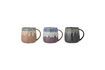 Miniature Set of 3 Cloe multicolored stoneware mugs 1