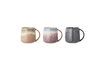 Miniature Set of 3 Cloe multicolored stoneware mugs 7