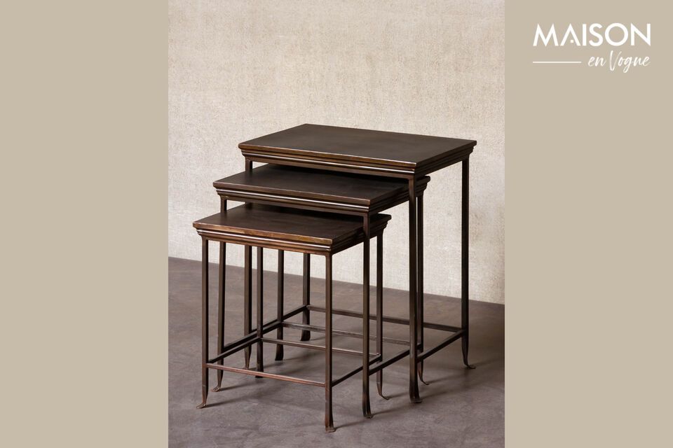 Opt for style and flexibility with our trio of side tables.