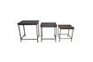 Miniature Set of 3 Napoleon copper metal side tables 4