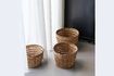 Miniature Set of 3 Ramla clear natural fiber baskets 1