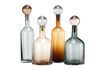 Miniature Set of 4 Bubbles cognac glass bottles 1