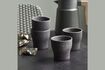 Miniature Set of 4 Liss dark grey stoneware cups 2