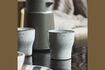 Miniature Set of 4 Liss light grey stoneware cups 2