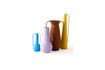 Miniature Set of 4 recycled iron vases h45cm Morning Roman 7