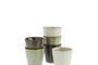 Miniature Set of 6 ceramic cups multicolor Higge Clipped