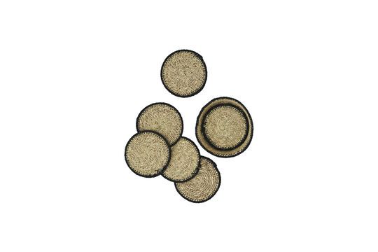 Set of 6 Hocean seagrass trivets Clipped