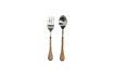 Miniature Set of 8 Rémy light wood dessert cutlery sets 1