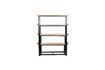 Miniature Set of beige wooden shelves Flodka 5