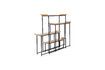 Miniature Set of beige wooden shelves Flodka 11