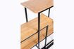 Miniature Set of beige wooden shelves Flodka 13