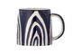 Miniature Shama blue stoneware mug Clipped