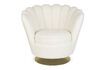 Miniature Shells white fabric armchair 5