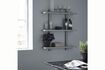 Miniature Sheo grey wooden wall shelf 2